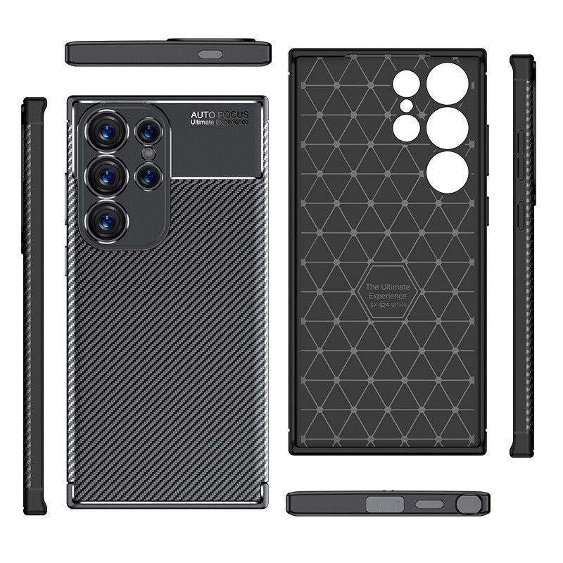 Carbon Fiber Pattern Anti-fall Case for Samsung
