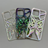 Hollow Electroplating Butterfly Phone Case For iPhone