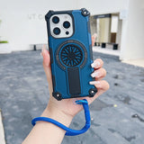 Four Corners Thick Magnetic Phone Case For iPhone