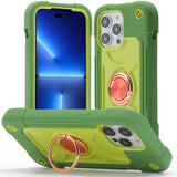 Colorful Silicone PC Phone Case For iPhone