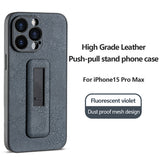 Invisible Push-pull Bracket Mobile Phone Case For iPhone