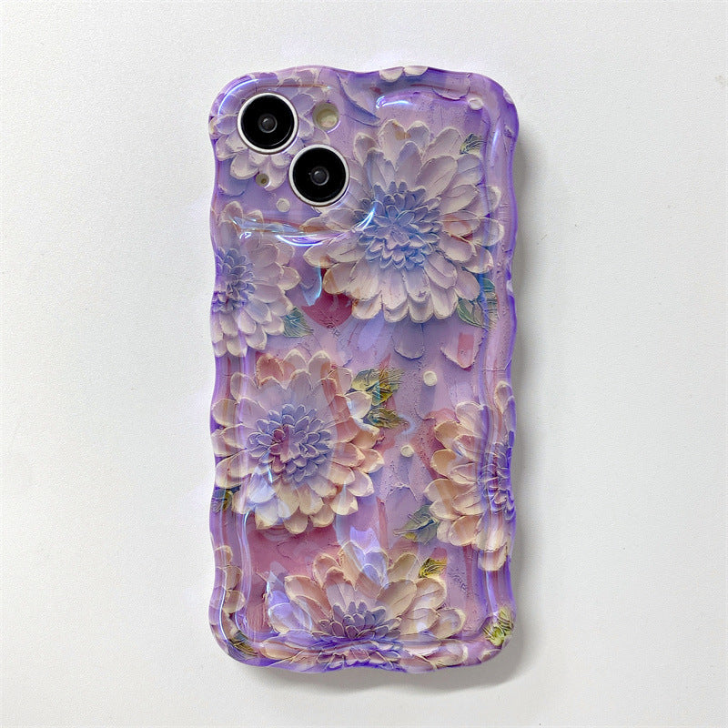 Oil Painting Flower Phone Case for IPhone