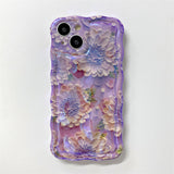 Oil Painting Flower Phone Case for IPhone