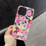 Flower Magnetic Phone Case For iPhone