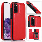 Flip Card Holder Leather Phone Case For Samsung