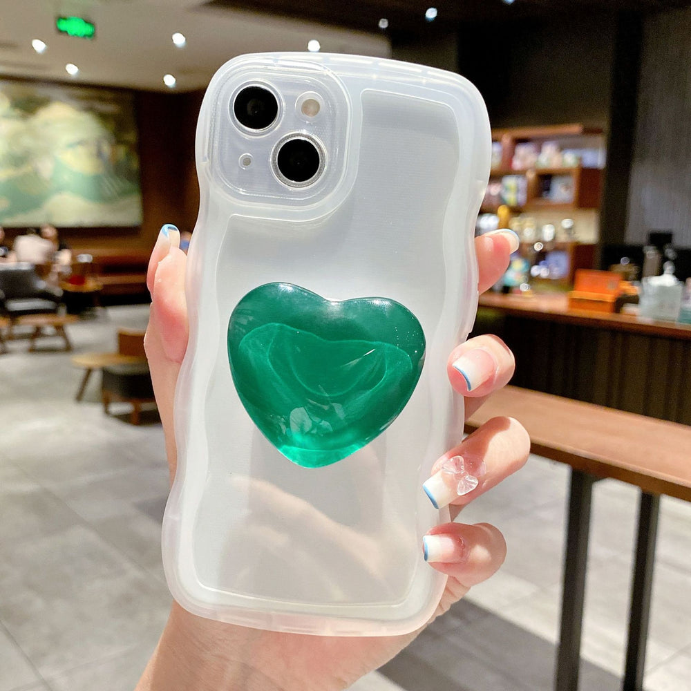 Love stand wavy edge case for iPhone