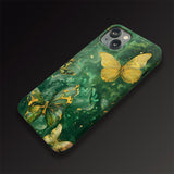 Green Butterfly Phone Case For iPhone