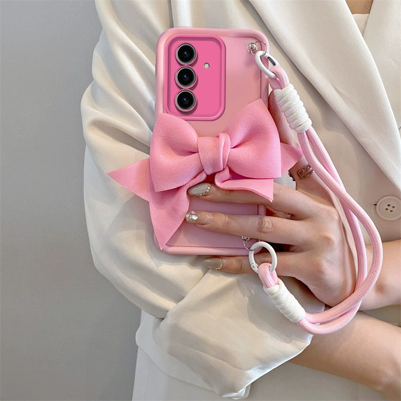 Pink Bow Phone Case For Samsung