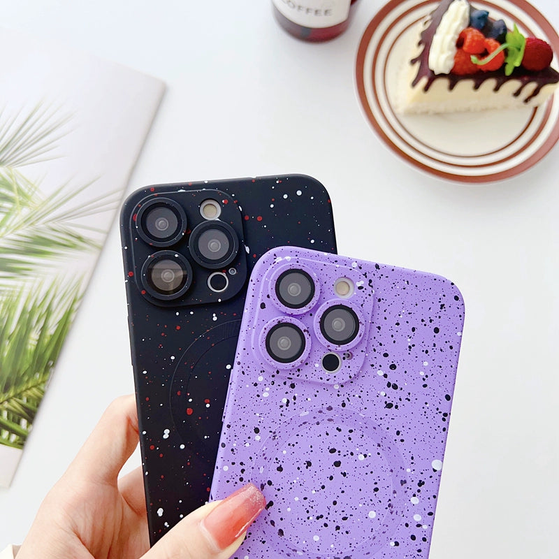 Starry Sky Ink Magnetic Phone Case For iPhone