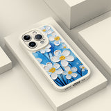 Oil Painting Style Flower Case for IPhone