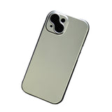 Metallic Paint Silicone Soft Phone Case For iPhone