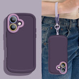 Solid Color Simple Anti-fall Soft Phone Case For iPhone