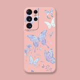 Butterfly Shockproof Silicone Phone Case For Samsung