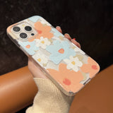 Flower Magnetic Phone Case For iPhone
