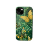 Green Butterfly Phone Case For iPhone