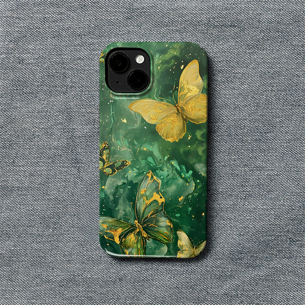 Green Butterfly Phone Case For iPhone