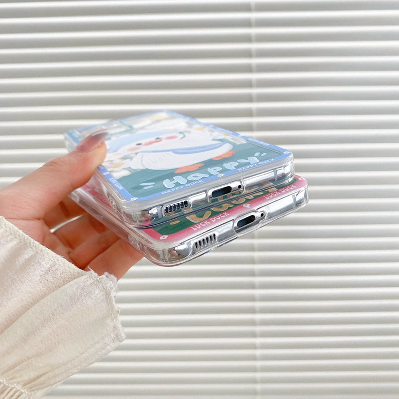 Flower Transparent Phone Case For Samsung
