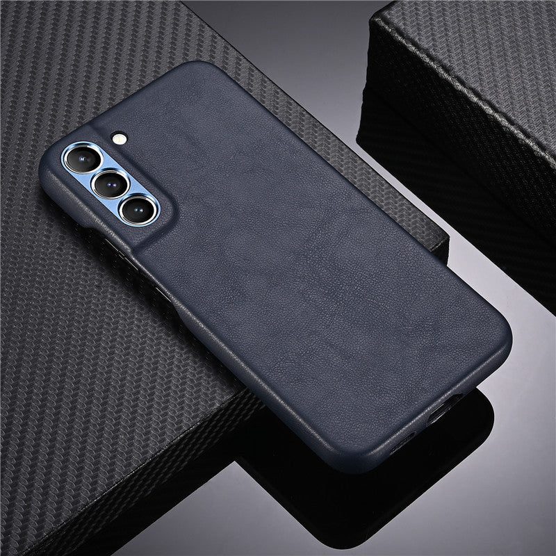 Lens Anti-fall Leather Case for Samsung