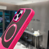 Color Mirror Rhinestone Magnetic Phone Case For iPhone