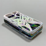 Hollow Electroplating Butterfly Phone Case For iPhone