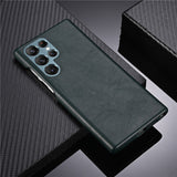 Lens Anti-fall Leather Case for Samsung