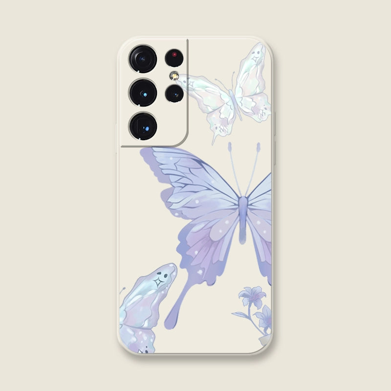 Butterfly Shockproof Silicone Phone Case For Samsung