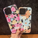 Flower Magnetic Phone Case For iPhone