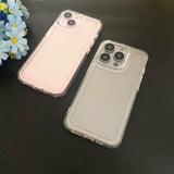 Transparent Frame Soft Hollow Silicone Phone Case For iPhone