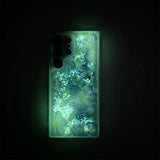 Oil Painting Flower Pattern Noctilucent Case For Samsung