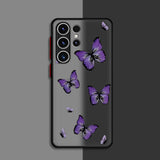 Retro Butterfly Pattern Phone Case For Samsung