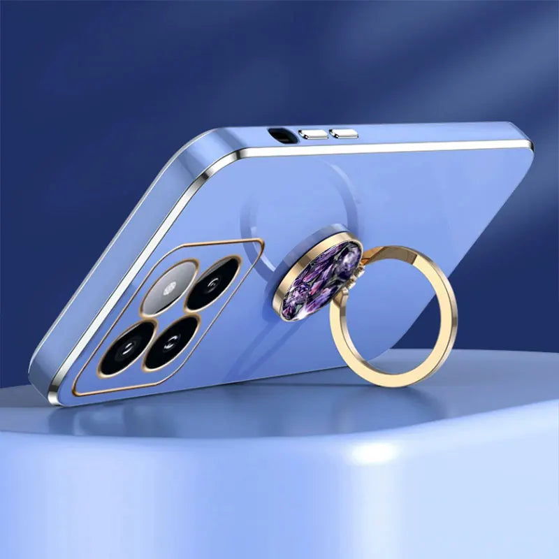 Luxury Diamond Ring Cover For Samsung