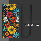Colorful Flowers Soft Cover Phone Case For Samsung