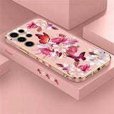 Flower Soft Silicone Phone Case For Samsung