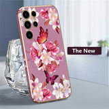 Flower Soft Silicone Phone Case For Samsung