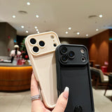 Soft Bumper Liquid Silicone Lanyard Strap Phone Case For iPhone