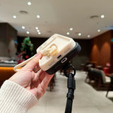 Soft Bumper Liquid Silicone Lanyard Strap Phone Case For iPhone