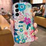 Flower Wave Soft Case For Samsung