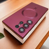 Magnetic Matte Soft Phone Case For Samsung