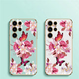Flower Soft Silicone Phone Case For Samsung