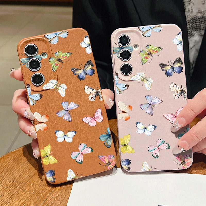 Colorful Butterfly Case For Samsung