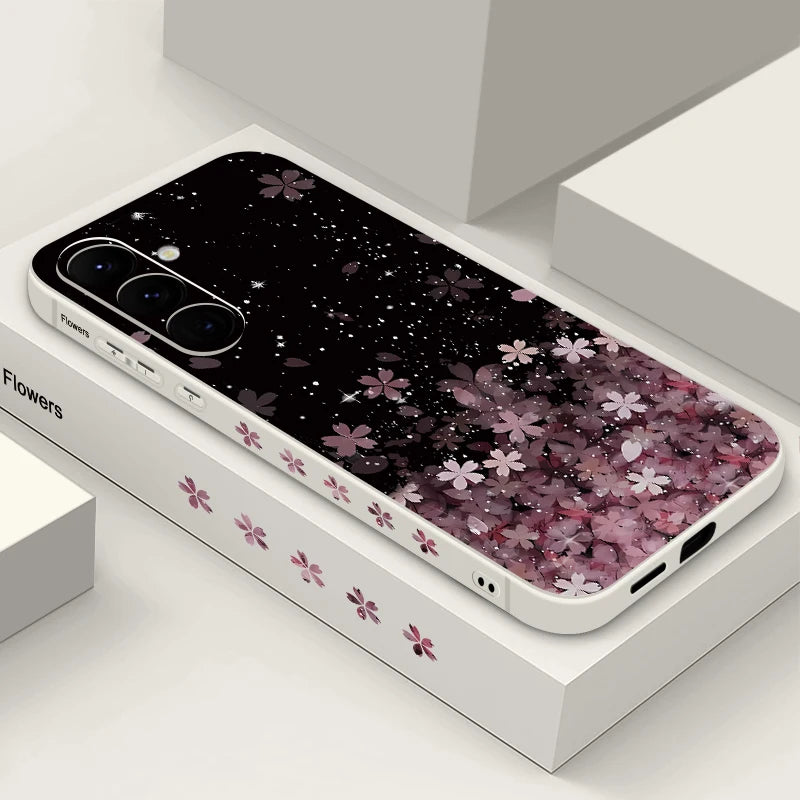 Flower Lanyard Case For Samsung