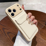 Card Slot Pocket Holder Wallet Case For iPhone