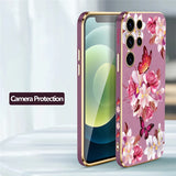 Flower Soft Silicone Phone Case For Samsung