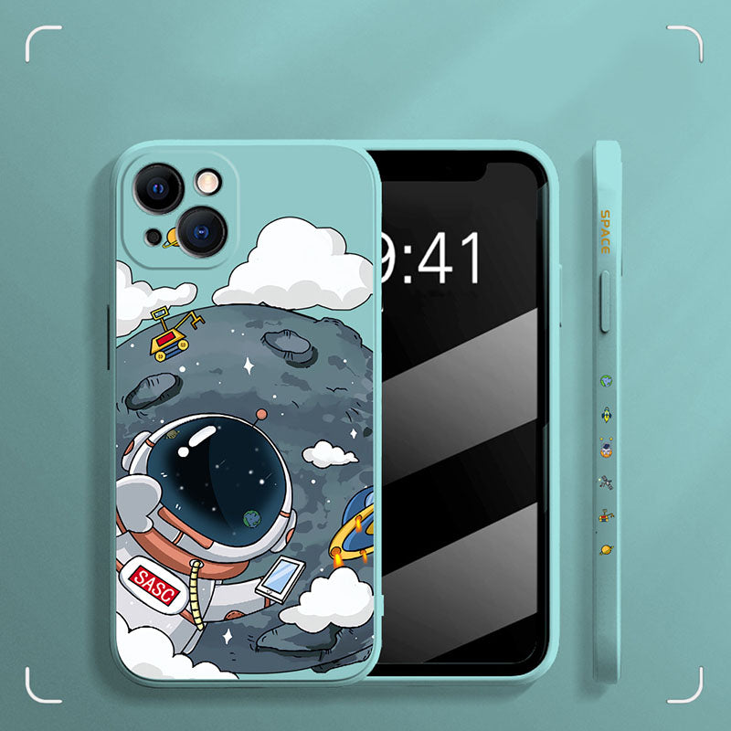 Cartoon Astronaut Case  for IPhone