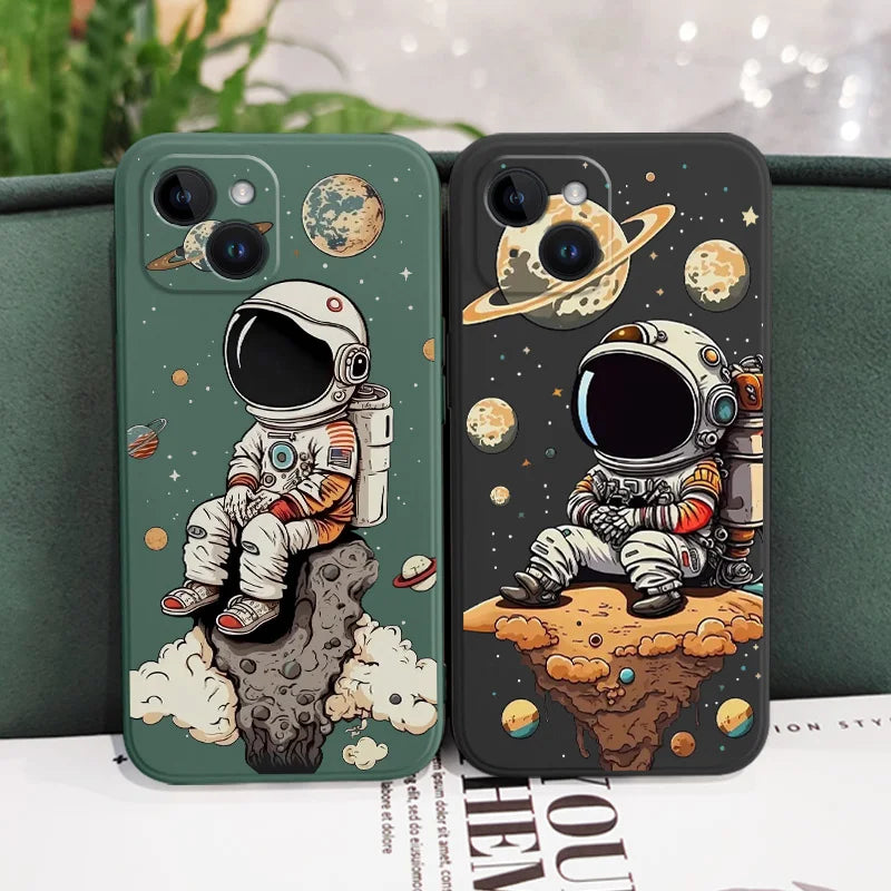 Saturn Astronaut Case for IPhone