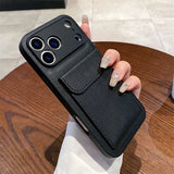 Card Slot Pocket Holder Wallet Case For iPhone