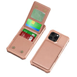 Leather Wallet Card Holder Phone Case For iPhone