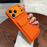 Card Slot Pocket Holder Wallet Case For iPhone
