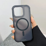 Trendy 3IN1 Magnetic Shockproof Case For iPhone