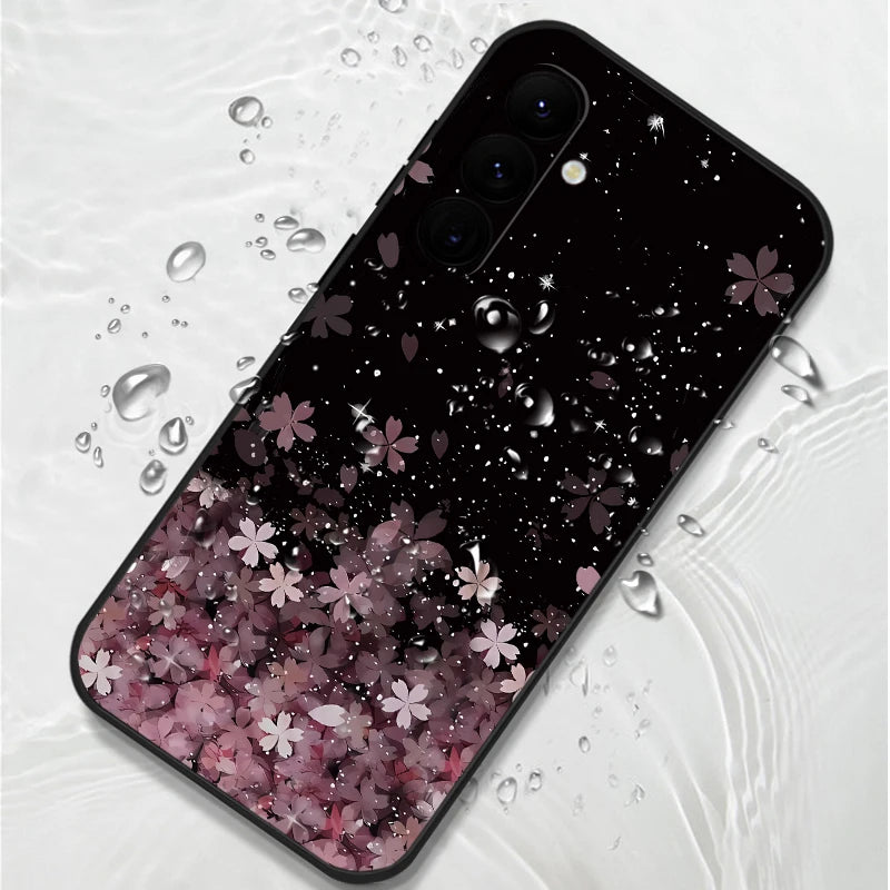 Flower Lanyard Case For Samsung
